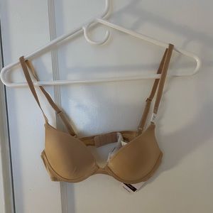 Tan push up bra from Calvin Klein.